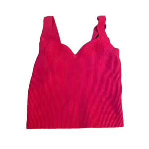 Abercrombie Pink Sweater Sweetheart Tank Size SmallNew! Ribbed